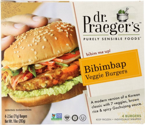 Dr Praeger Korean Veggie Burger Birch Cafe Cleveland Vegan Cafe