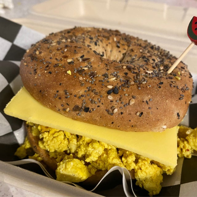 Vegan Bagels & Bagel Sandwiches Birch Cafe Cleveland Vegan Cafe